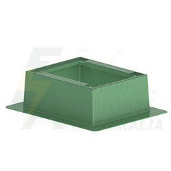 FB7G green fibreglass pillar base